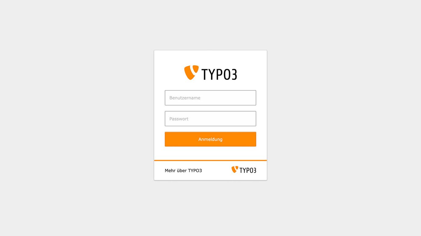 TYPO3 - So muss Backend!