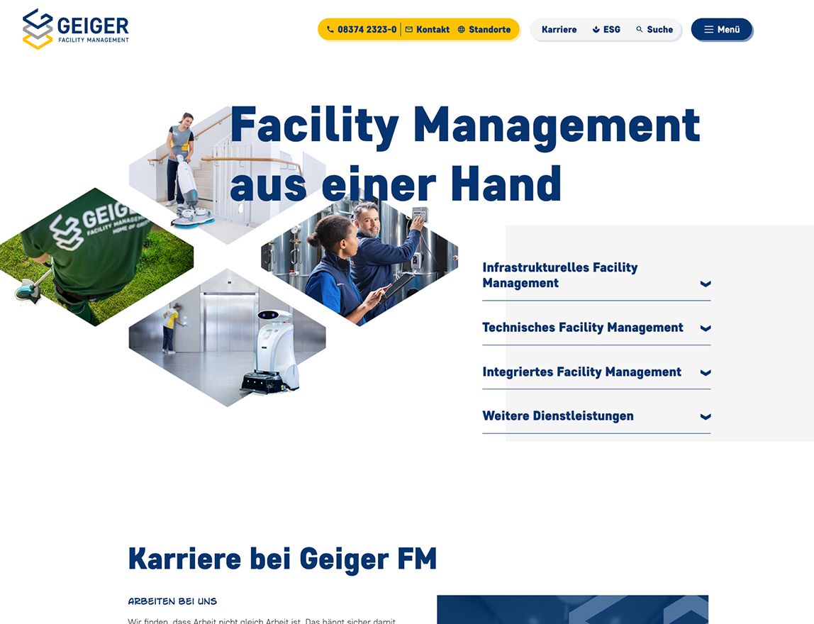 Screenshot vom Projekt GeigerFM