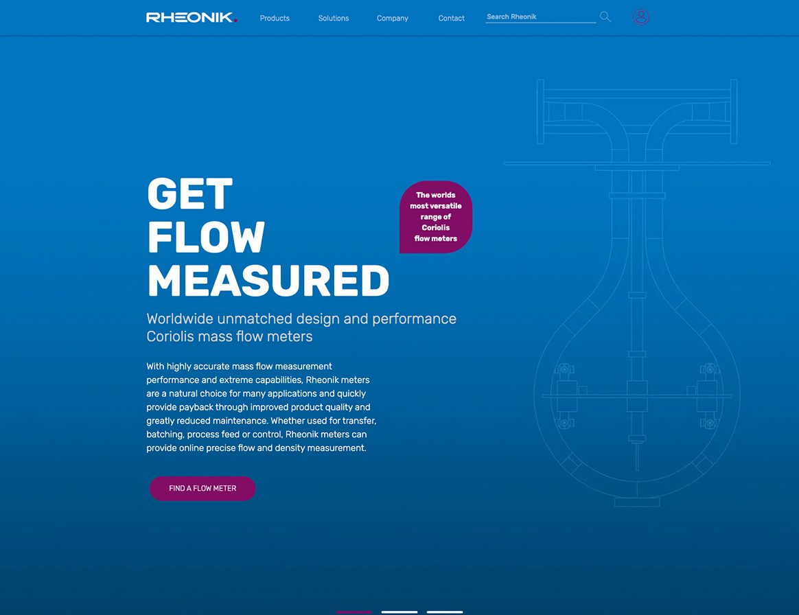 Webdesign für Rheonik